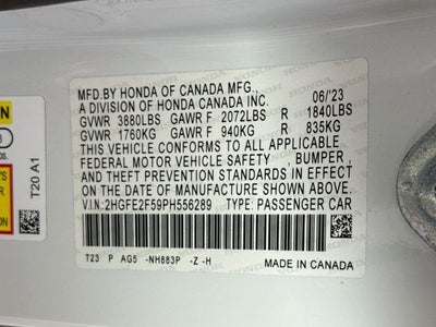 2023 Honda Civic Sport