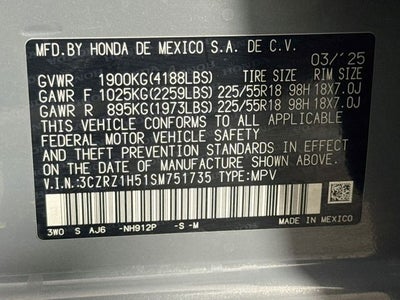 2025 Honda HR-V Sport