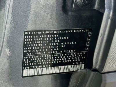 2025 Volkswagen Taos 1.5T S