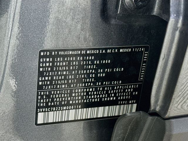 2025 Volkswagen Taos 1.5T S
