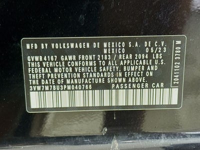 2023 Volkswagen Jetta 1.5T SE
