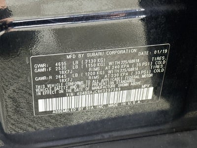 2019 Subaru Outback 2.5i Limited