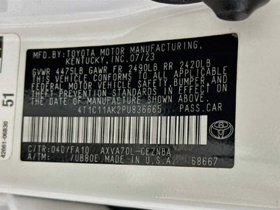 2023 Toyota Camry LE