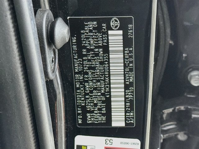2024 Toyota Camry Hybrid XSE