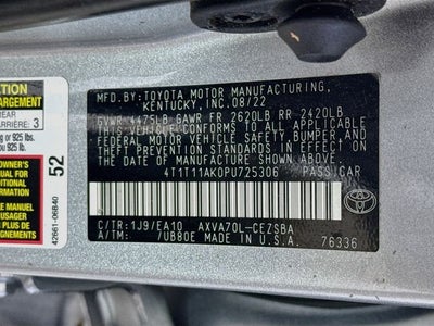 2023 Toyota Camry SE