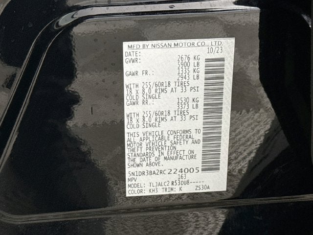 2024 Nissan Pathfinder SV