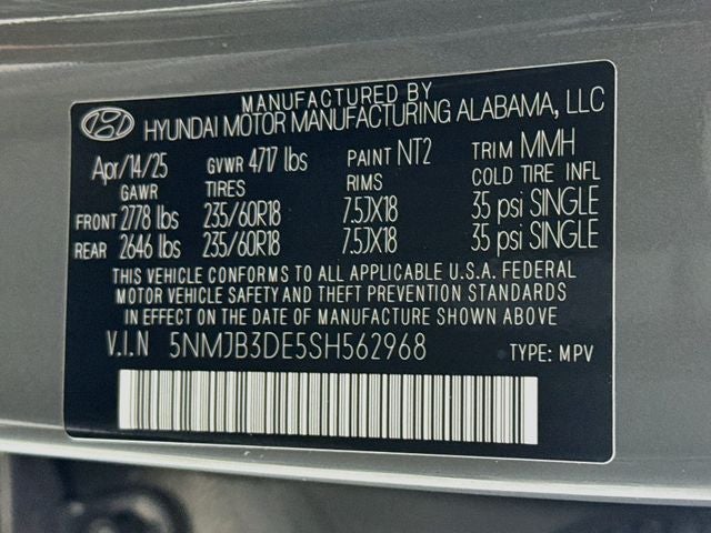2025 Hyundai Tucson SEL
