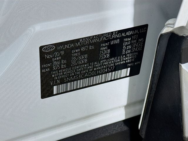 2020 Hyundai Santa Fe SEL