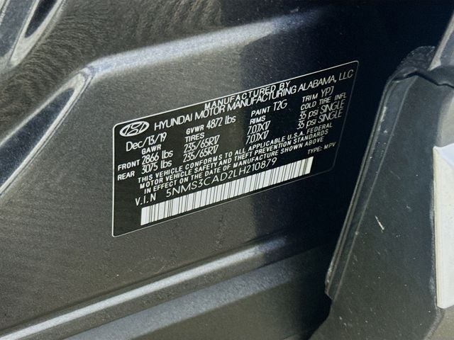 2020 Hyundai Santa Fe SEL