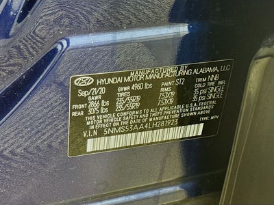 2020 Hyundai Santa Fe Limited