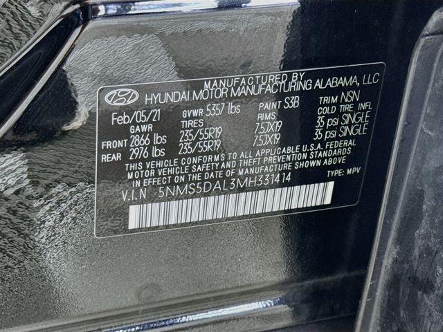 2021 Hyundai Santa Fe Calligraphy