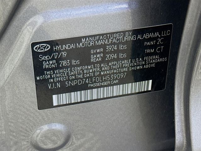 2020 Hyundai Elantra SE