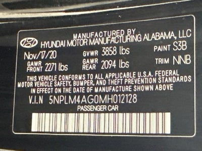 2021 Hyundai Elantra SEL