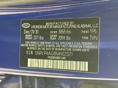 2021 Hyundai Elantra Limited