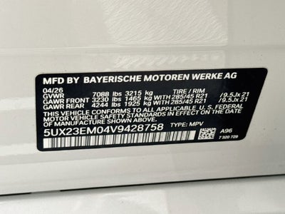 2027 BMW X7 xDrive40i