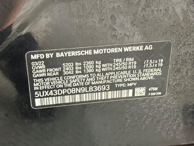 2022 BMW X3 sDrive30i