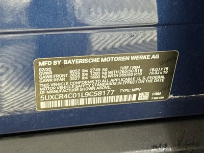 2020 BMW X5 sDrive40i
