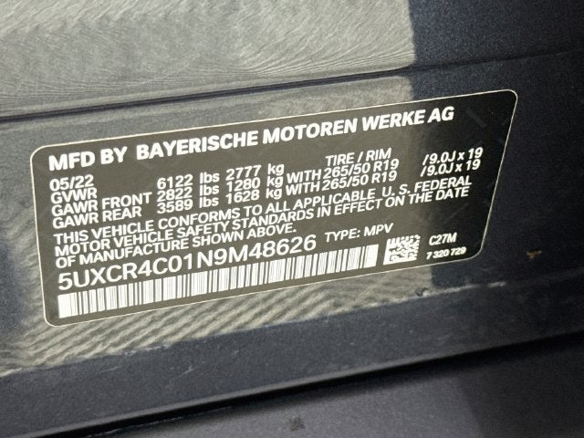 2022 BMW X5 sDrive40i