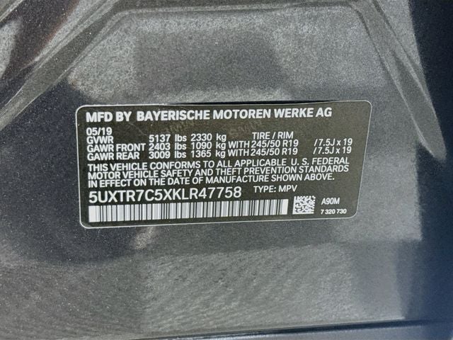 2019 BMW X3 sDrive30i