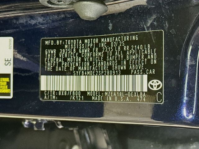 2025 Toyota Corolla LE