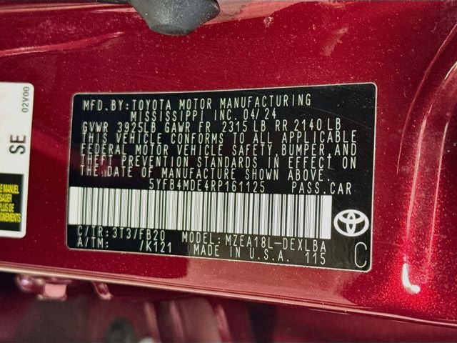 2024 Toyota Corolla LE