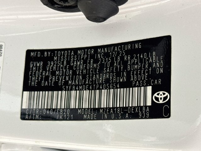 2026 Toyota Corolla LE