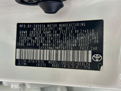 2021 Toyota Corolla LE