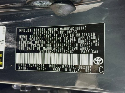 2023 Toyota Corolla SE