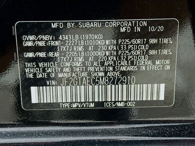 2021 Subaru Crosstrek Premium