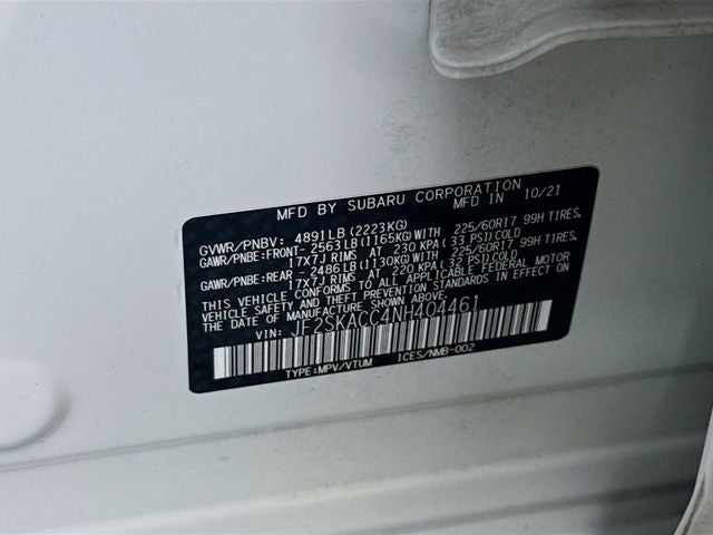 2022 Subaru Forester Base