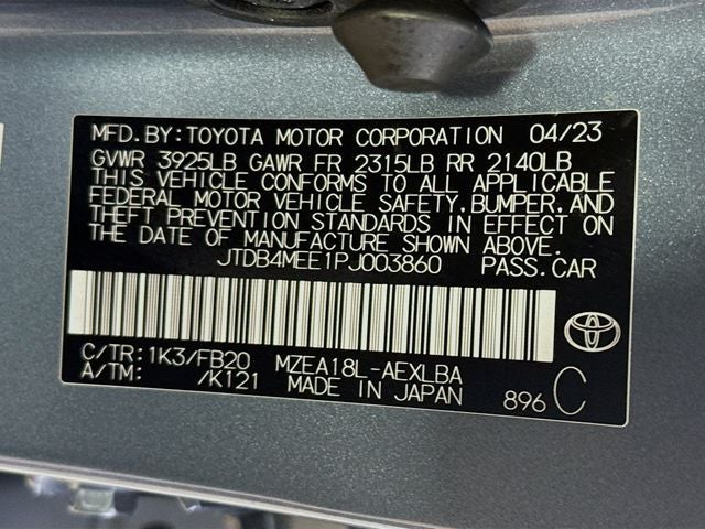 2023 Toyota Corolla LE