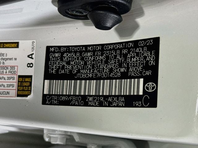 2023 Toyota Corolla Hybrid LE