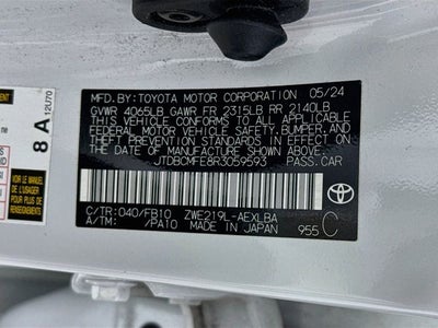 2024 Toyota Corolla Hybrid LE