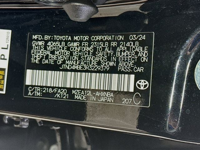 2024 Toyota Corolla Hatchback SE