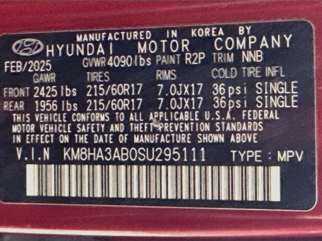 2025 Hyundai Kona SE