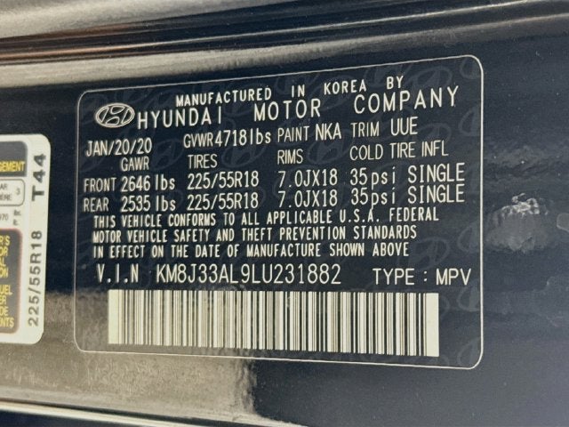 2020 Hyundai Tucson Ultimate