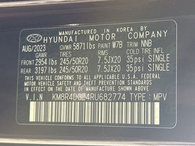 2024 Hyundai Palisade SEL 7 Passenger