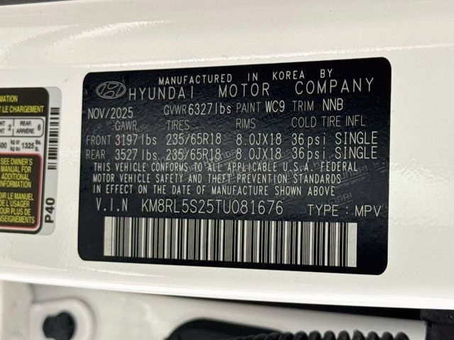 2026 Hyundai Palisade SEL 7 Passenger