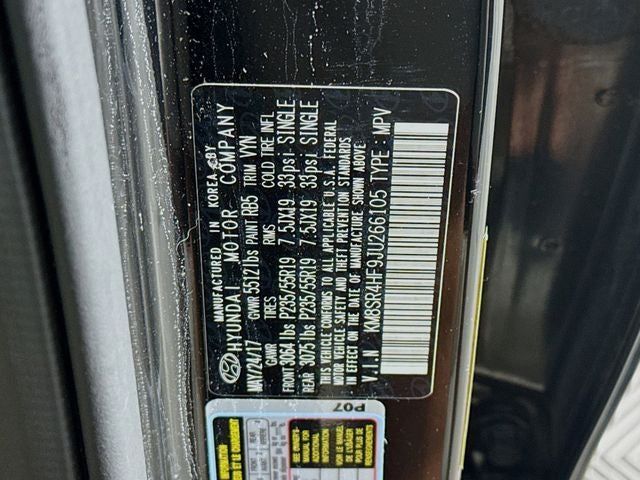 2018 Hyundai Santa Fe Limited Ultimate