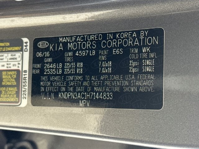 2017 Kia Sportage EX