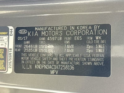 2017 Kia Sportage EX