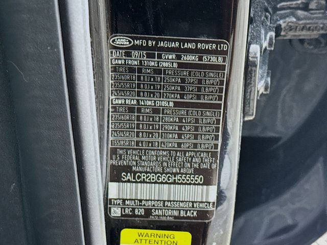 2016 Land Rover Discovery Sport HSE