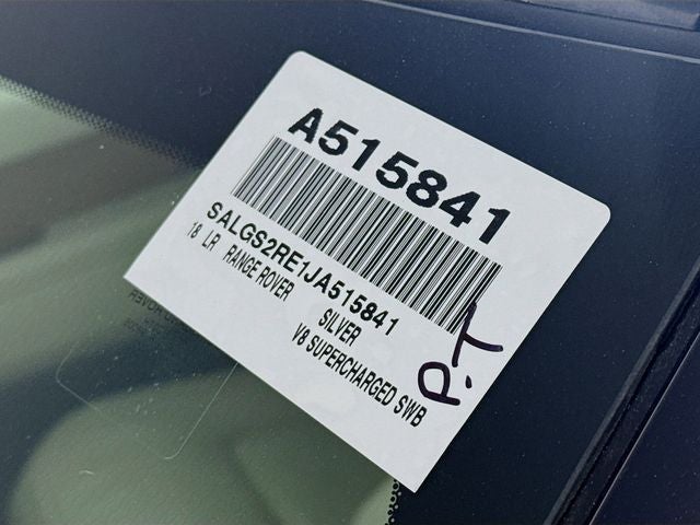 2018 Land Rover Range Rover 5.0L V8 Supercharged
