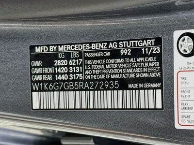 2024 Mercedes-Benz S-Class S 580 4MATIC®