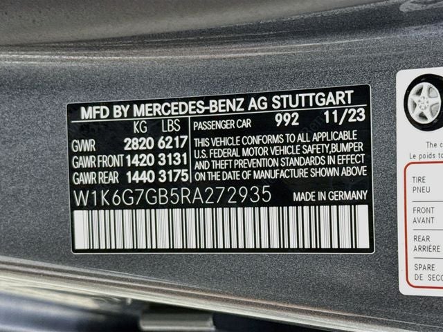 2024 Mercedes-Benz S-Class S 580 4MATIC®