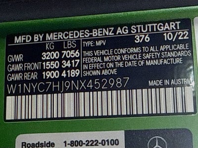 2022 Mercedes-Benz G-Class G 63 AMG® 4MATIC®