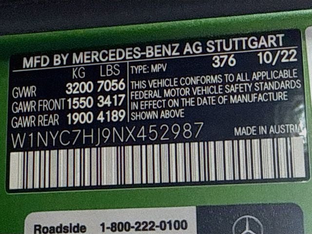 2022 Mercedes-Benz G-Class G 63 AMG® 4MATIC®