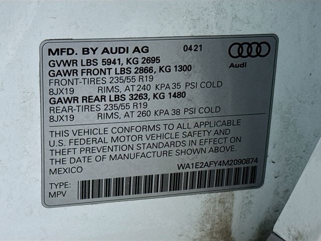 2021 Audi Q5 e 55 Premium quattro