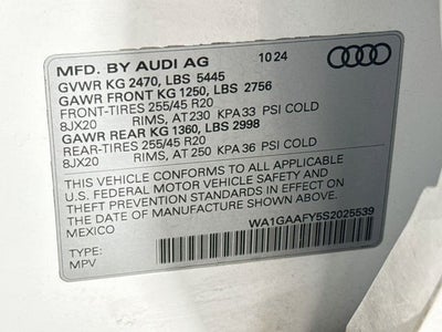 2025 Audi Q5 45 S line Premium quattro