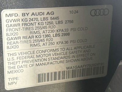 2025 Audi Q5 45 S line Premium quattro